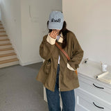 バイカラーシャツジャケット