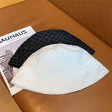 デザインリネンバケットハット