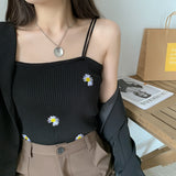 デイジー刺繍キャミソール