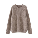 ルーズケーブルニット