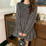 小花シフォンワンピース