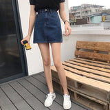 デニムタイトスカート