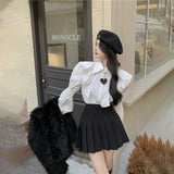 フリルショルダーブラウス&スカートSET