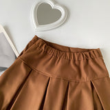 ロゴベアショートニット&スカートSET