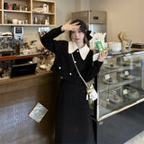 レトロカラージャケット&ロングスカートSET