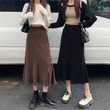 サイドスリットマーメイドスカート