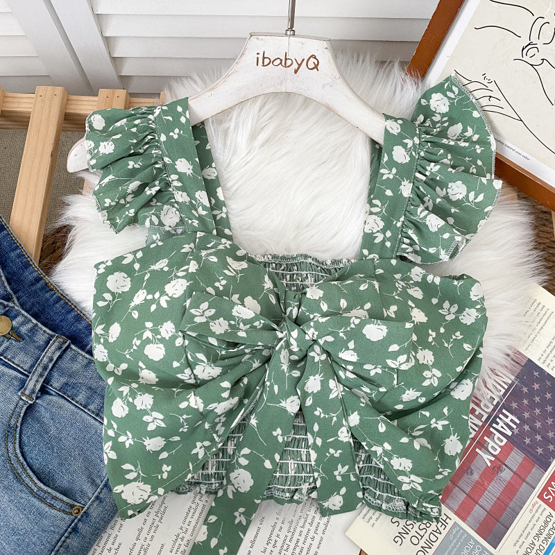 フリルシフォンビスチェ