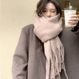 モヘアボリュームマフラー