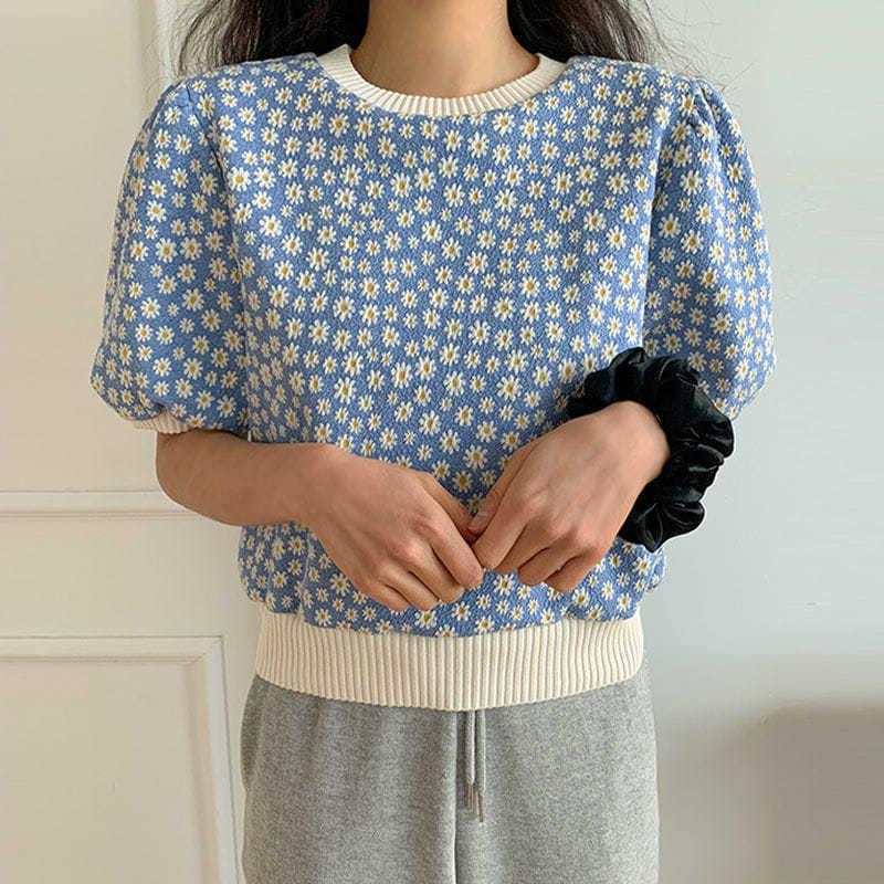 デイジーミディアムパフトップス