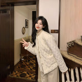 ビッグカラーキルティングジャケット