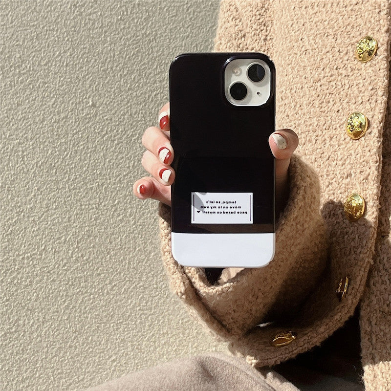 バイカラーフレンチiPhoneケース