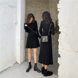 2typeリブニットワンピース