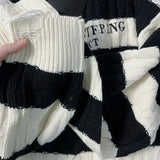 モノトーンダメージニット