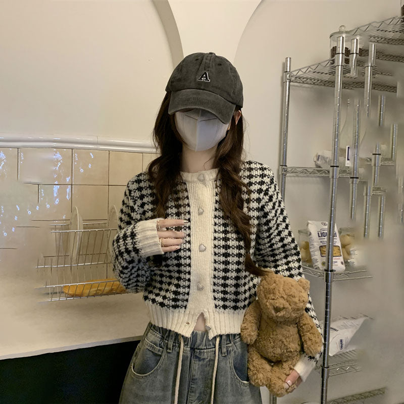 パステルツイードカーディガン