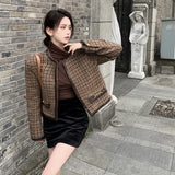 ヴィンテージレトロチェックジャケット