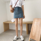 デニムタイトスカート