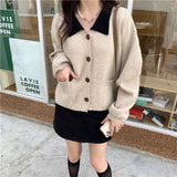 フレンチカラーカーディガン