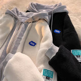 バイカラーストリートパーカー