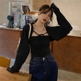 ブラックボレロカーディガン