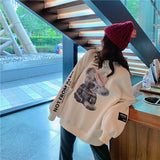 グラフィックベアオーバースウェット