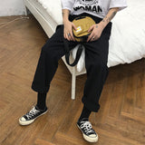 ストレートカジュアルコットンパンツ