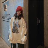 グラフィックベアオーバースウェット