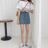 デニムタイトスカート