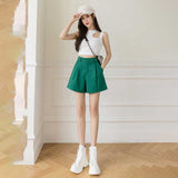 シンプルタックハーフパンツ