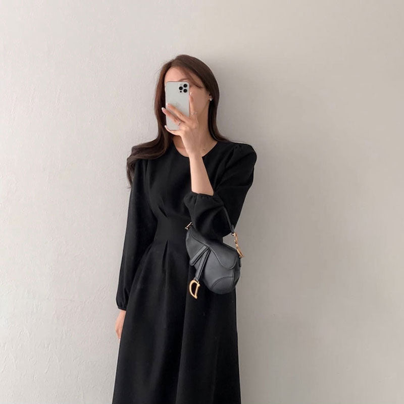 ウエストマークレディワンピース