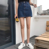 デニムタイトスカート