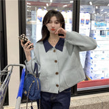 フレンチカラーカーディガン