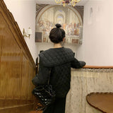 ビッグカラーキルティングジャケット