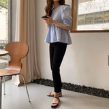 エレガントペプラムブラウス