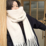 モヘアボリュームマフラー