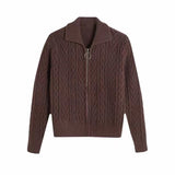 ケーブルジップパーカー