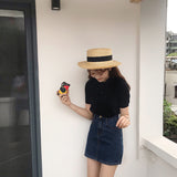 デニムタイトスカート