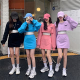 クロップドプルオーバー&タイトスカートSET