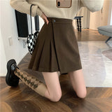 サイドプリーツラップスカート