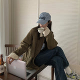 バイカラーシャツジャケット