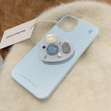 【iPhone17対応】ハートビジューアクセントiPhoneケース