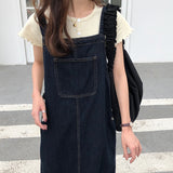 ナチュラルサロペットワンピース