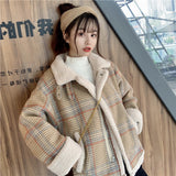 モカチェックフライトジャケット