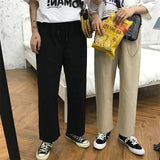 ストレートカジュアルコットンパンツ