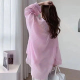 ランタンストライプシャツ