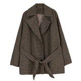 モダンチェックコート