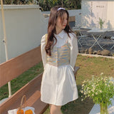 パールチェーンマーブルキャミソール