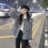 フレンチカラーギンガムアウター