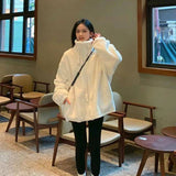 ホワイトフルジップボアパーカー