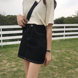 デニムタイトスカート