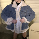 リバーシブルボアデニムジャケット